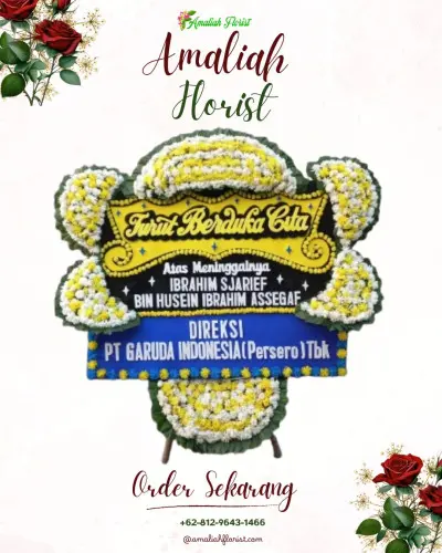 Papan Bunga Duka di Sambiroto