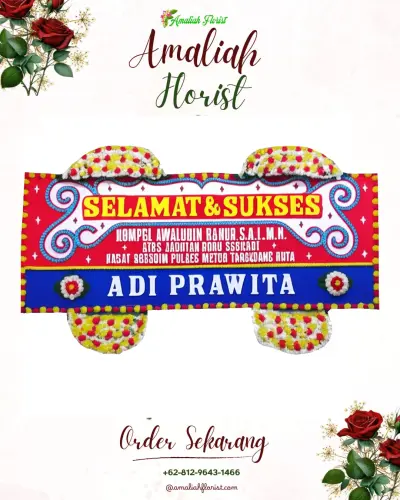 Karangan Bunga Ucapan Selamat di Sambiroto